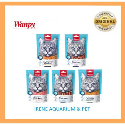 Wanpy Chicken Jerky Cat Treats 80g