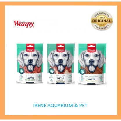 Wanpy Lamb Jerky Dog Treats 100g