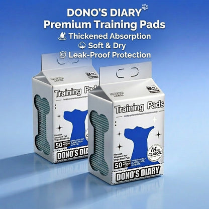 DONO'S DIARY Pet Training Pads Leak-proof Dog Pee Pads High Absorbent Puppy Potty Mats S/M/L/XL