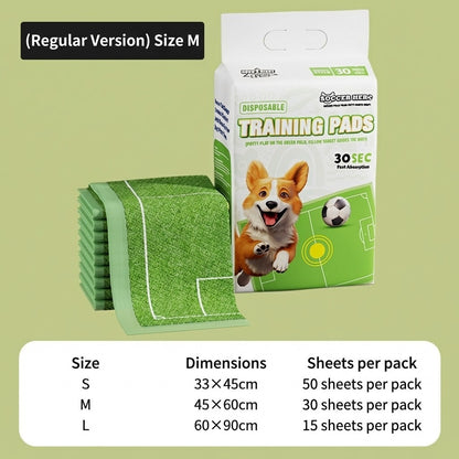 Soccer Field Dog Training Pads 5-Layer SAP Leakproof Pet Pee Pad | Fast Absorb Potty Trainer