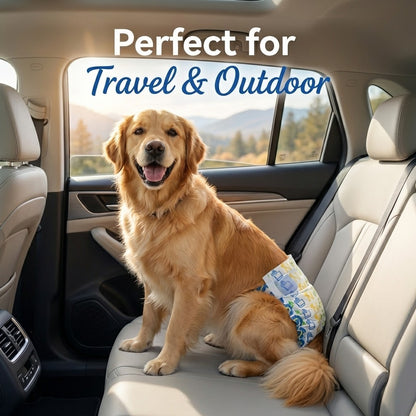 DONO'S DIARY Pet Diapers Male Female Disposable Dog Nappies Soft Pull-Ups Odor Control Leak-Proof