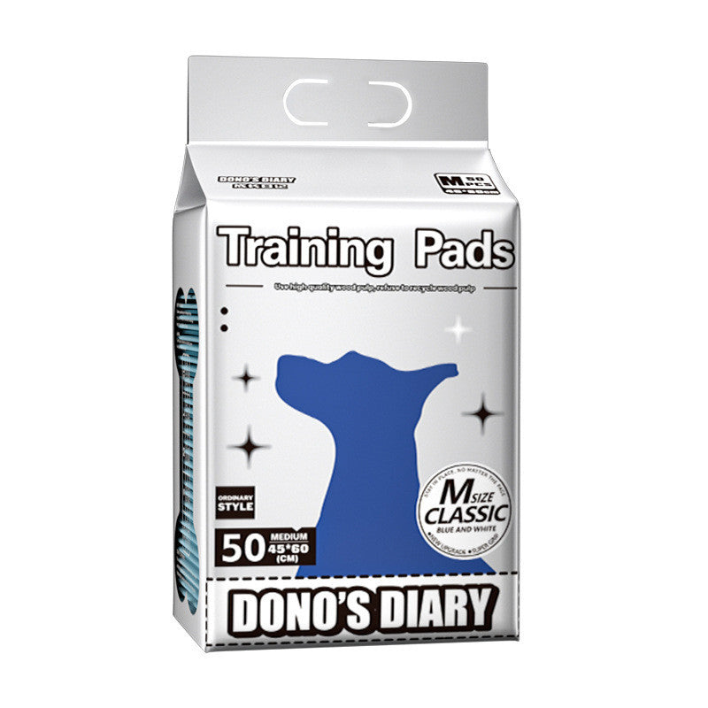 DONO'S DIARY Pet Training Pads Leak-proof Dog Pee Pads High Absorbent Puppy Potty Mats S/M/L/XL