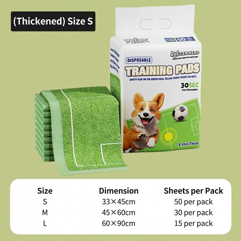 DONO'S DIARY Pet Training Pads Leak-proof Dog Pee Pads High Absorbent Puppy Potty Mats S/M/L/XL