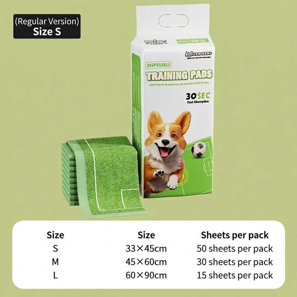 Soccer Field Dog Training Pads 5-Layer SAP Leakproof Pet Pee Pad | Fast Absorb Potty Trainer