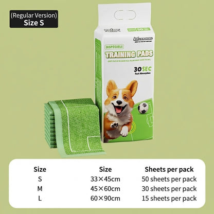 DONO'S DIARY Pet Training Pads Leak-proof Dog Pee Pads High Absorbent Puppy Potty Mats S/M/L/XL