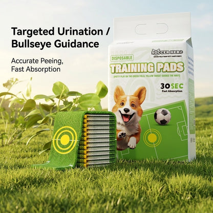 Soccer Field Dog Training Pads 5-Layer SAP Leakproof Pet Pee Pad | Fast Absorb Potty Trainer