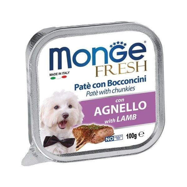 Monge Fresh / Monge Fruit Dog Puppies Canned Wet Food Tray (100gm)
