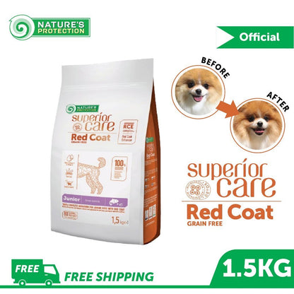 Nature's Protection Superior Care 1.5kg Dry Dog Food (Red Coat/ White Dog/ Salmon/ Lamb/ Herring/ Hypoallergenic)
