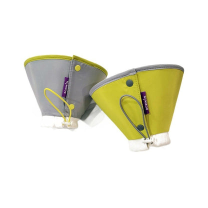 DONE Reflective Elizabeth Collar Cat Dog Anti Lick Biting Recovery Pet Cone Soft Neck Collar Pelindung Leher