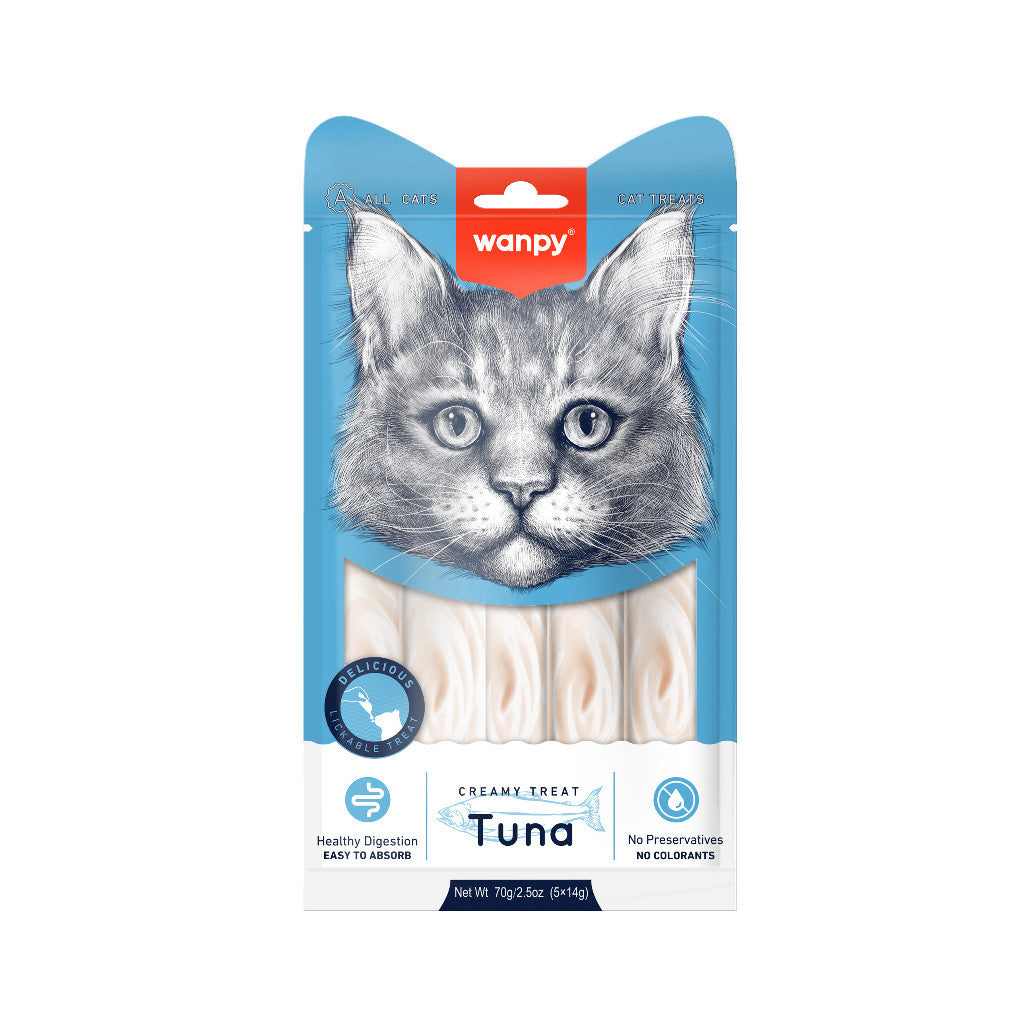 WANPY Creamy Lickable Treats for Cats (70g)