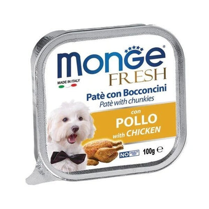 Monge Fresh / Monge Fruit Dog Puppies Canned Wet Food Tray (100gm)