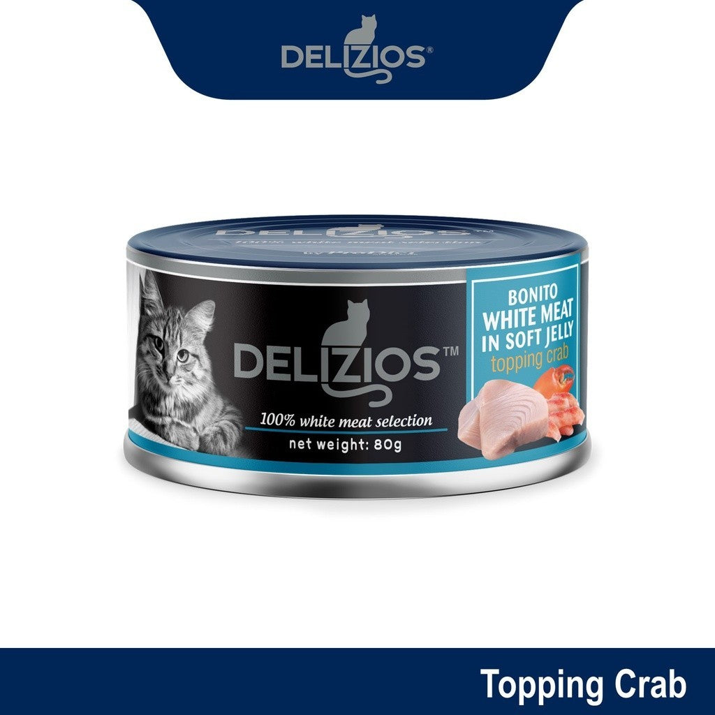 Delizios  Wet Cat Food - White Meat Selection Broth Series / Jelly Series (80G)