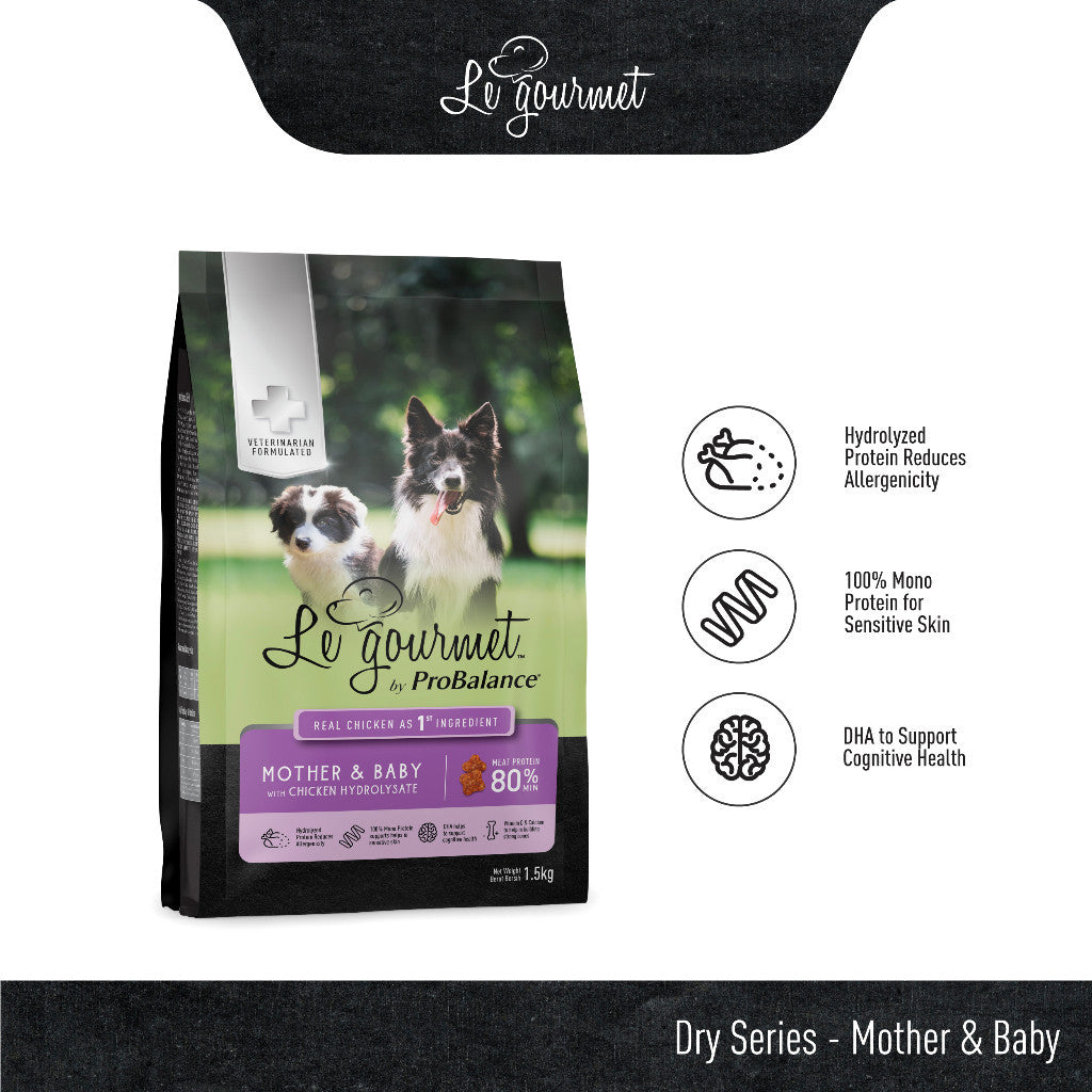 Le Gourmet Hydrolysate Dry Kibble (1.5kg)