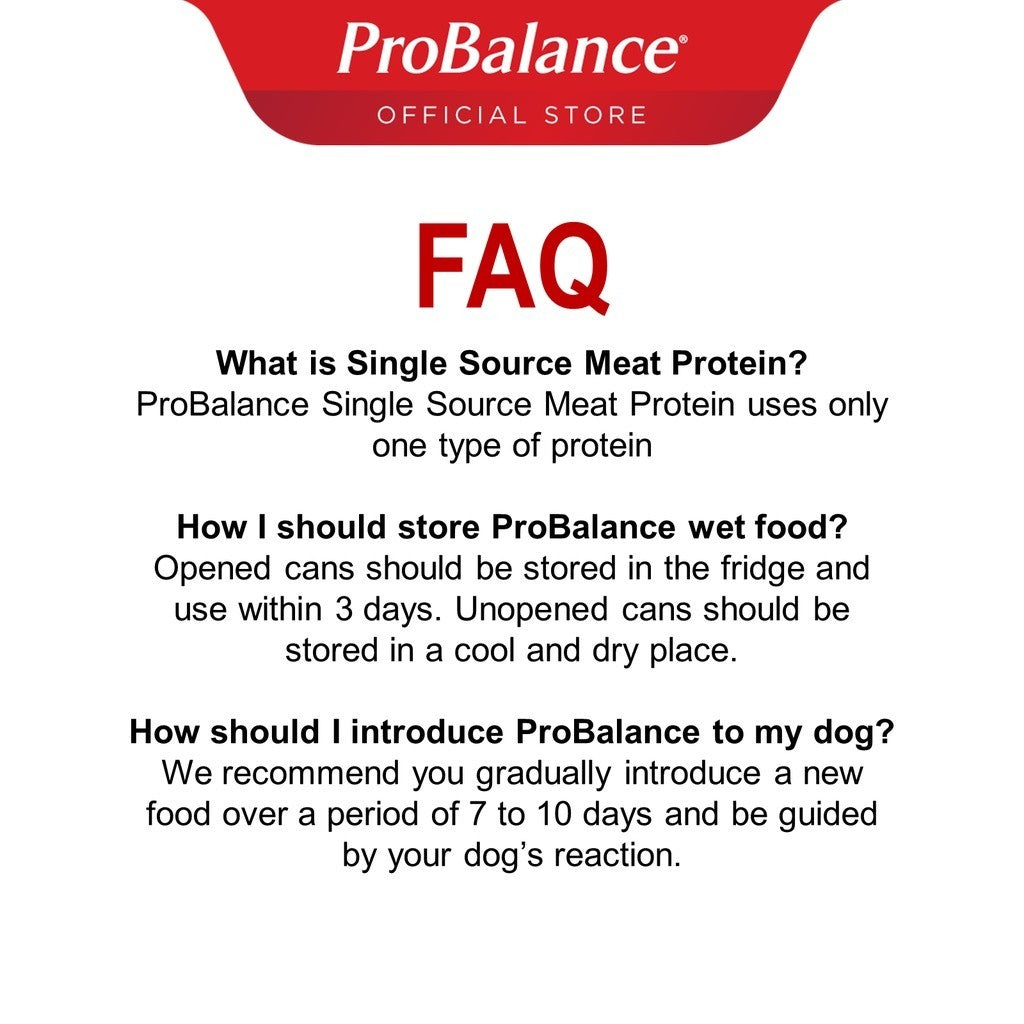 ProBalance Dry Kibble Dog Food for Puppy/Young Dog - Chicken/Egg/Milk (1.5KG)