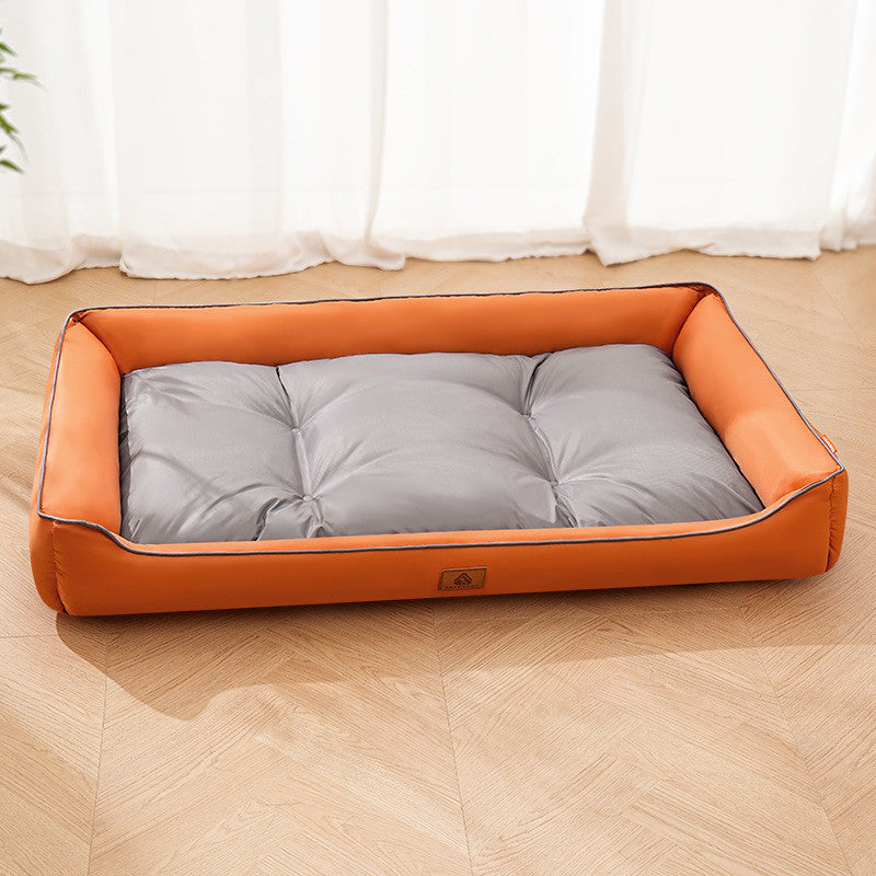 Waterproof Oxford Cloth Dog Bed Sofa Cat Nest Soft Durable Square Pet Sleeping Mat All Season Bedding