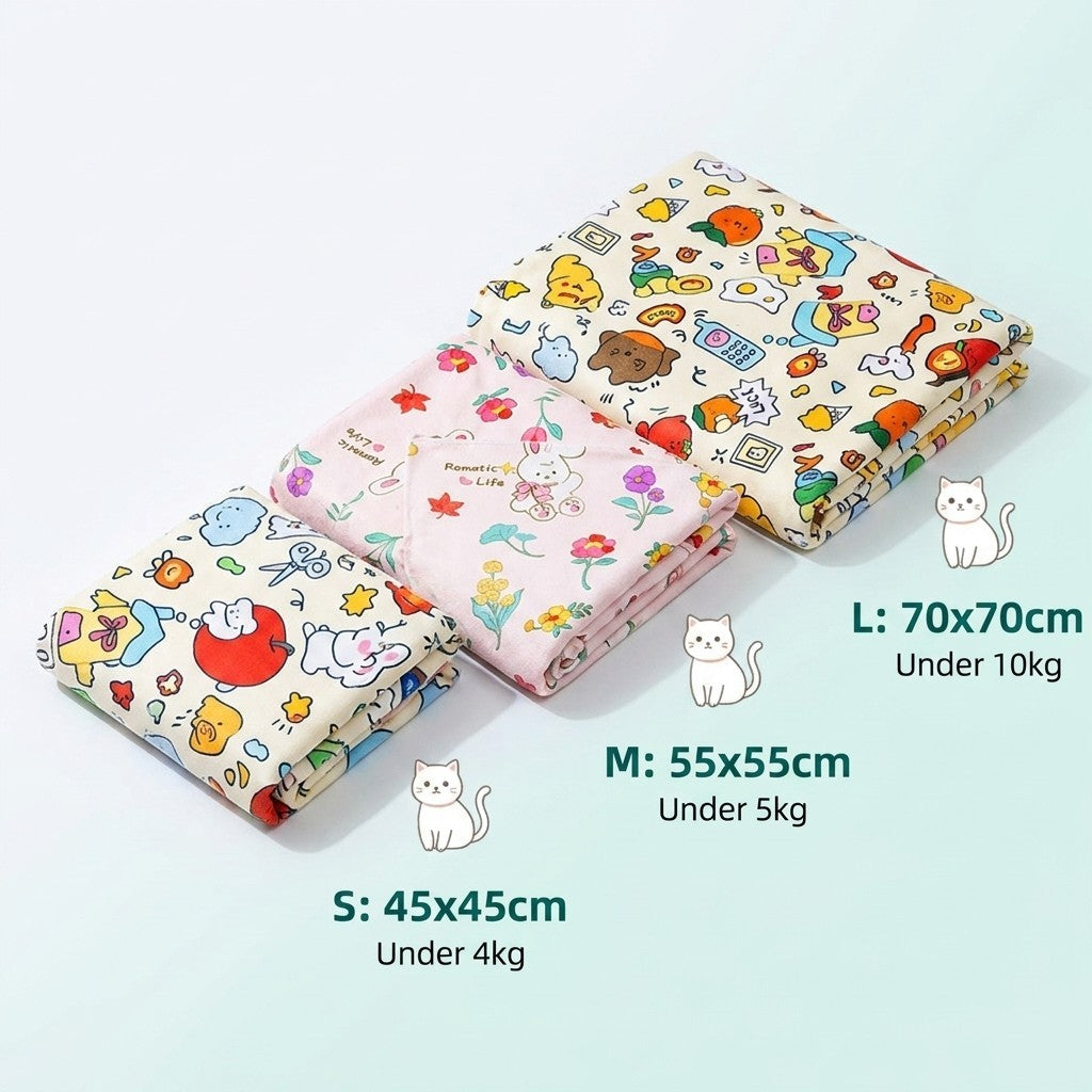 Self-Adhesive Cat Grooming Wrap Anti-Scratch Restraint Bag for Nail Trimming Ear Cleaning Wound Care