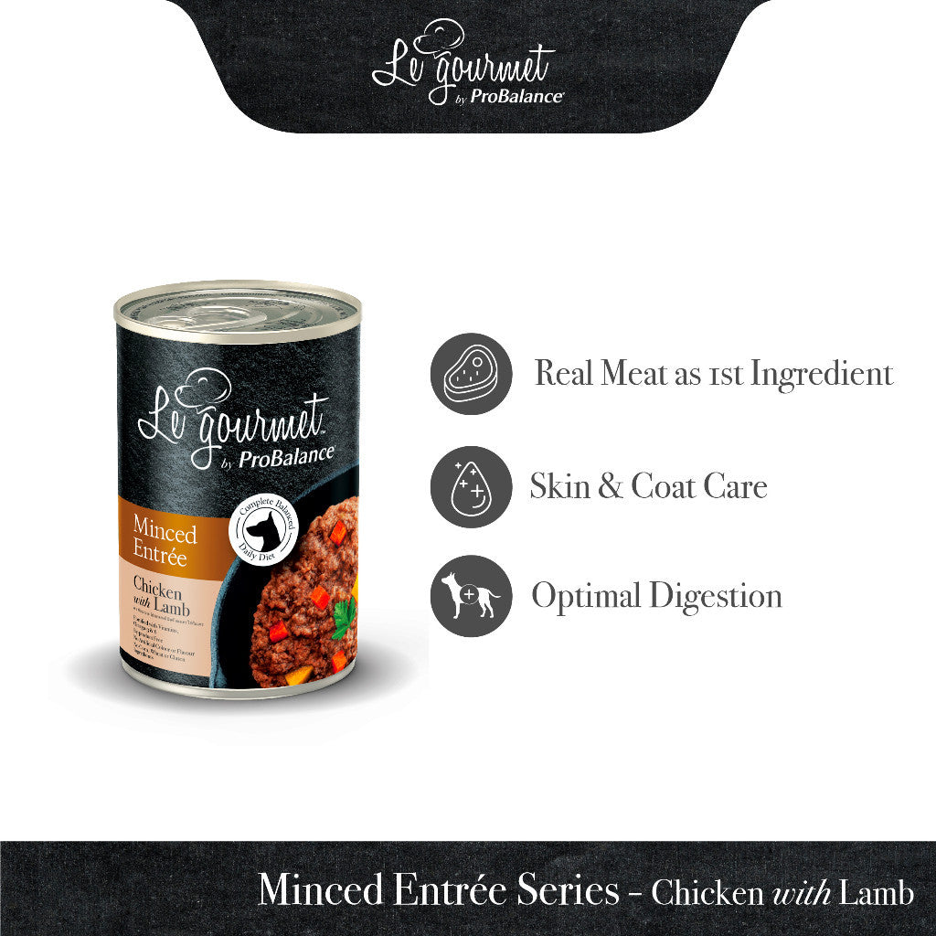 Le Gourmet Minced Entree Series - Chicken with Duck/Chicken with Lamb (400g)