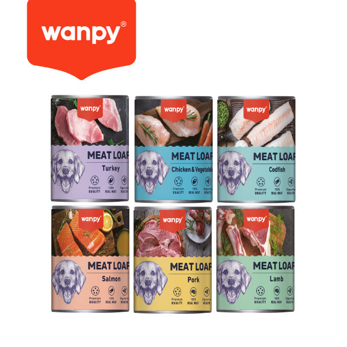 WANPY Canned Food for Dog Assorted 375g