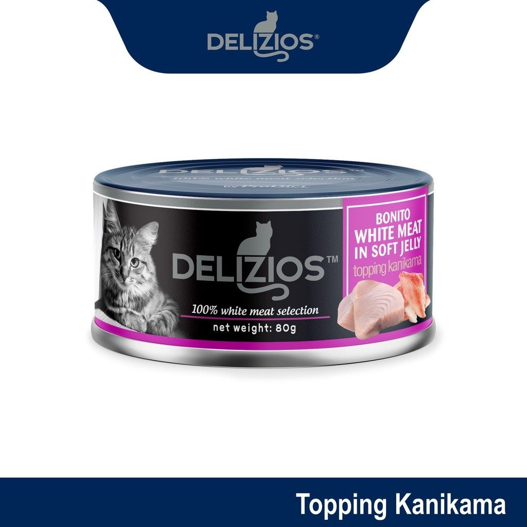 Delizios  Wet Cat Food - White Meat Selection Broth Series / Jelly Series (80G)