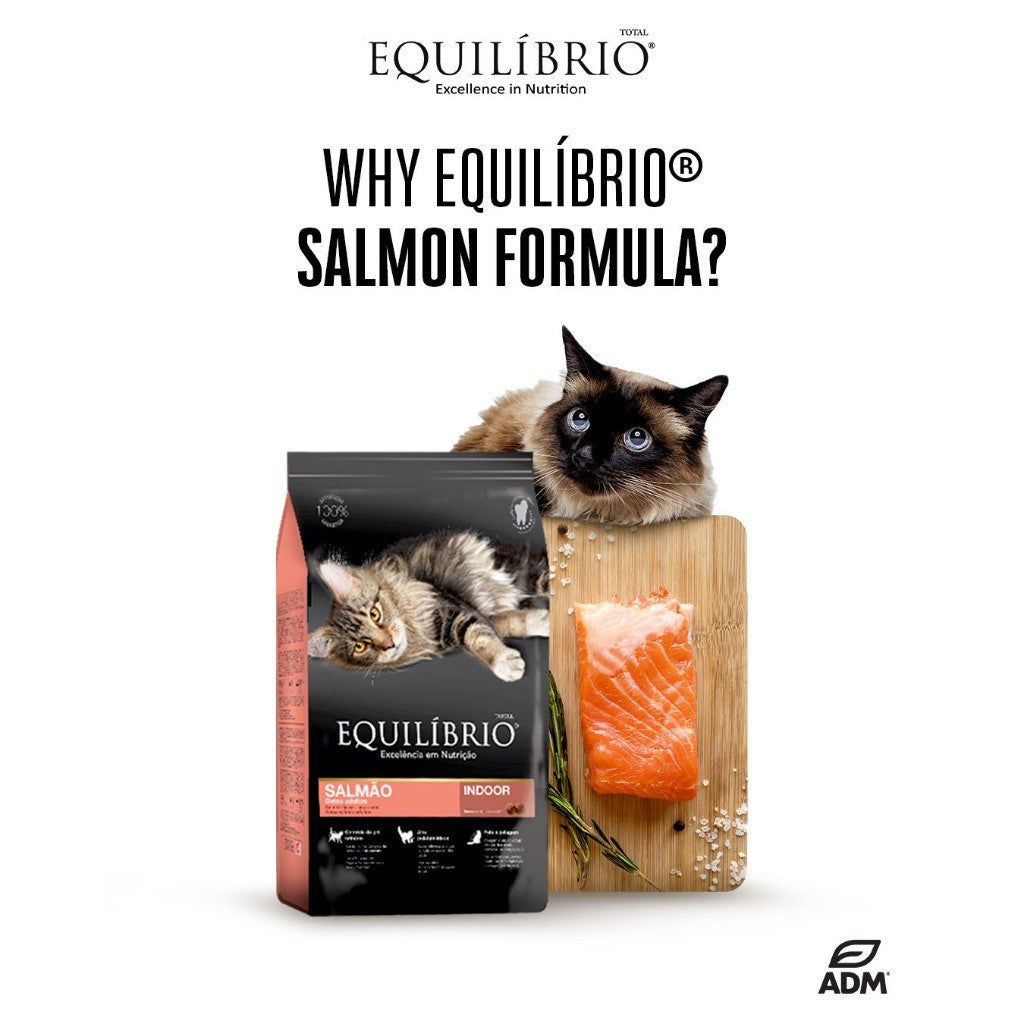 Equilibrio Cat Dry Food 1.5kg Adult Salmon Indoor Makanan Kering Kucing 猫粮干粮
