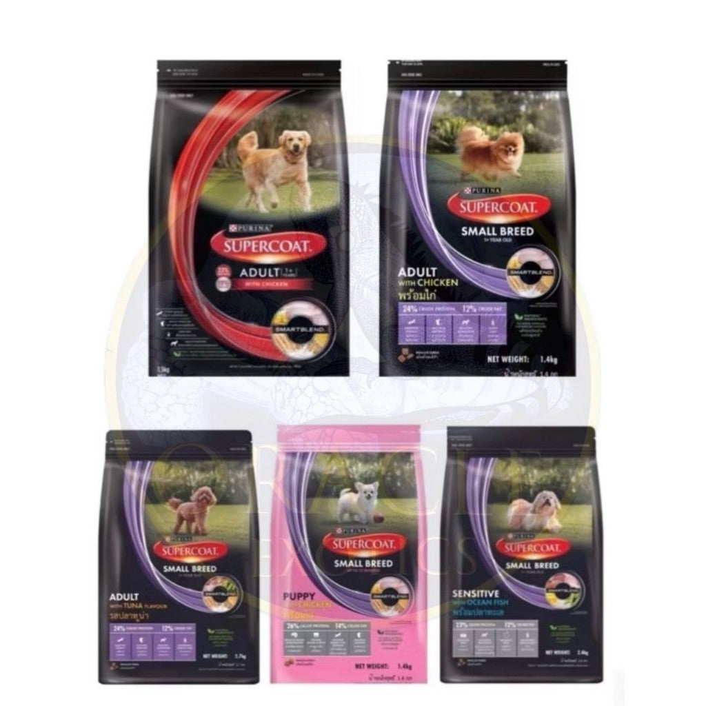 Supercoat Dog Dry Food Kibbles (Premium) 2.7kg/3kg