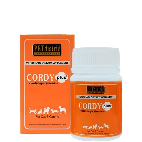 Cordyplus 30 for Dogs and Cats. 30 Tablets - Flu Supplement - Tears stain control - Renal Care