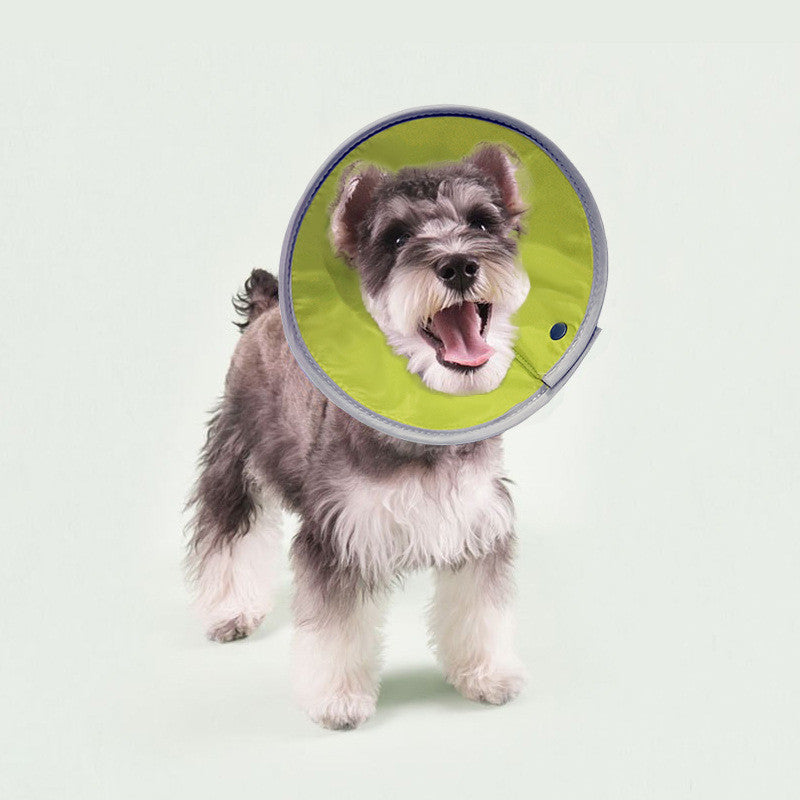 DONE Reflective Elizabeth Collar Cat Dog Anti Lick Biting Recovery Pet Cone Soft Neck Collar Pelindung Leher