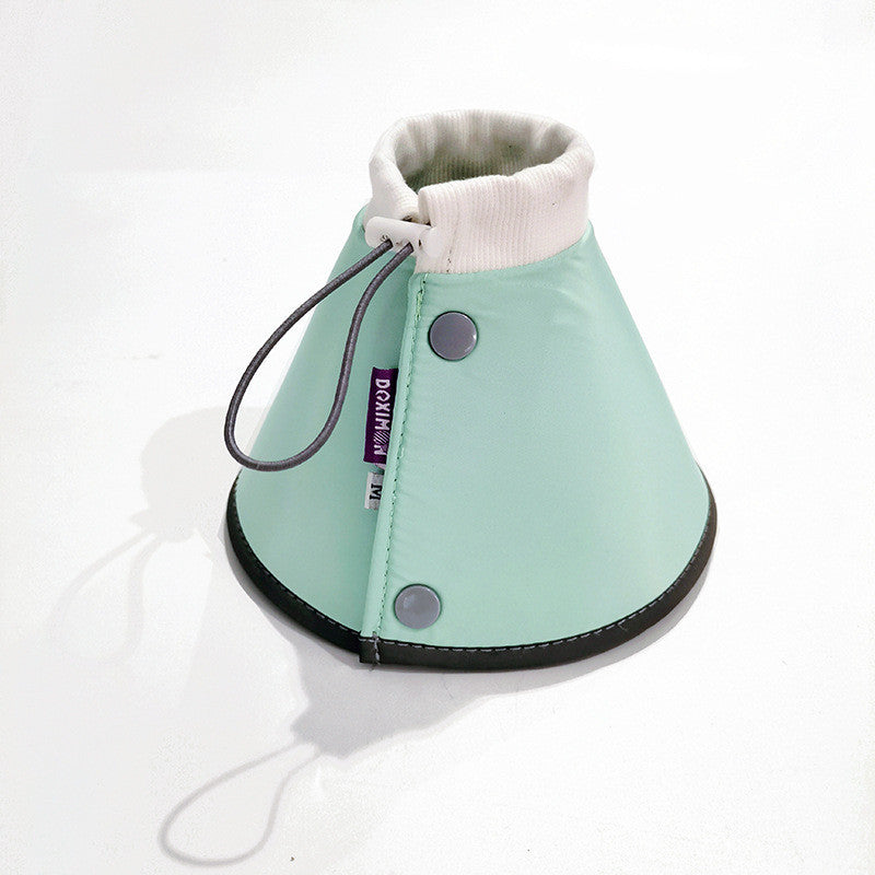DONE Reflective Elizabeth Collar Cat Dog Anti Lick Biting Recovery Pet Cone Soft Neck Collar Pelindung Leher