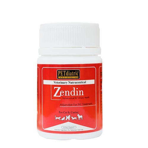 Zendin® Nutraceutical For Urinary Health for Dogs and Cats. 60 tablets (Flutd/FIC) Improves bladder health