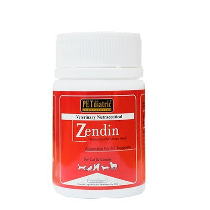 Zendin® Nutraceutical For Urinary Health for Dogs and Cats. 60 tablets (Flutd/FIC) Improves bladder health