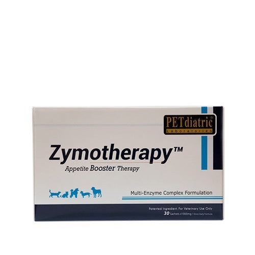 Zymotheraphy for Dogs and Cats. 30 sachets - Boost appetite, digest fur balls, stop indigestion diarrhea