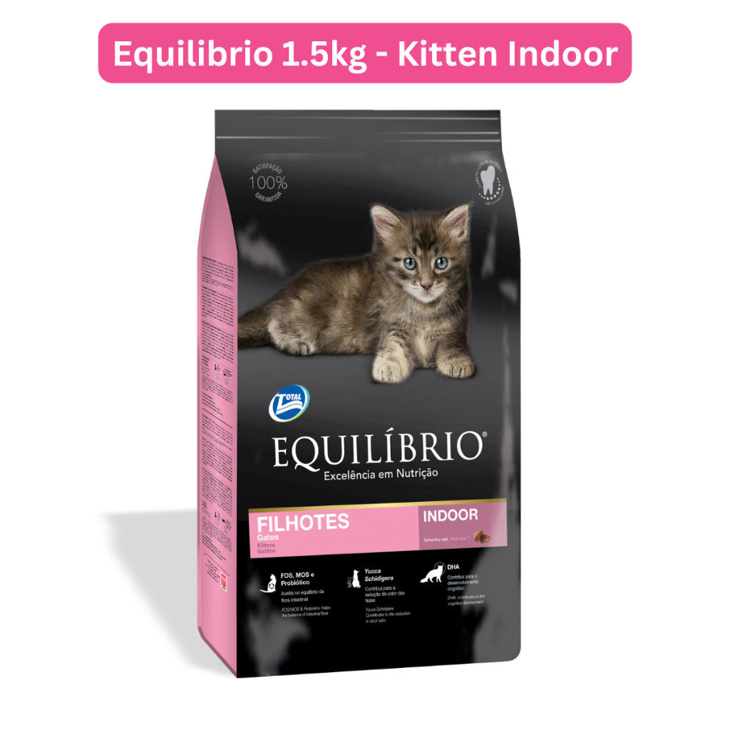 Equilibrio Cat Dry Food 1.5kg Adult Salmon Indoor Makanan Kering Kucing 猫粮干粮