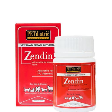 Zendin® Nutraceutical For Urinary Health for Dogs and Cats. 60 tablets (Flutd/FIC) Improves bladder health