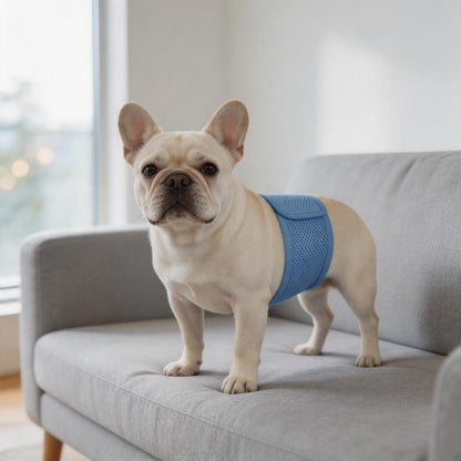 Breathable Mesh Male Dog Physiological Pants Pet Belly Band Anti-Marking Safety Belt Seluar Anjing