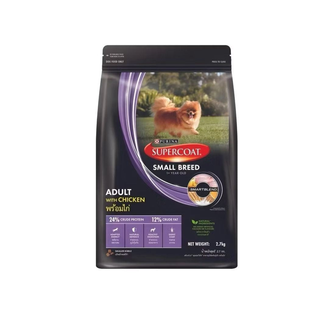Supercoat Dog Dry Food Kibbles (Premium) 2.7kg/3kg