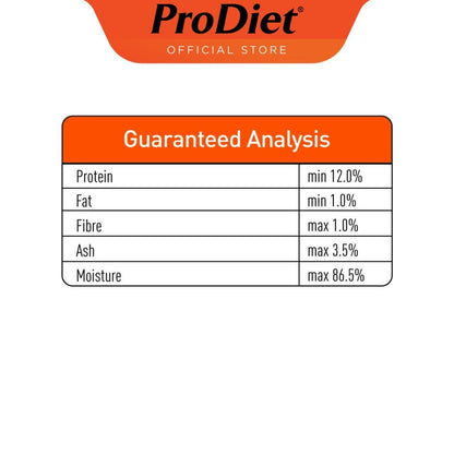 [Buy 5 Free 1 Bonus Pack] ProDiet Wet Cat Food (85g x 6)