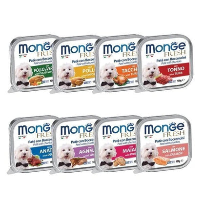 Monge Fresh / Monge Fruit Dog Puppies Canned Wet Food Tray (100gm)