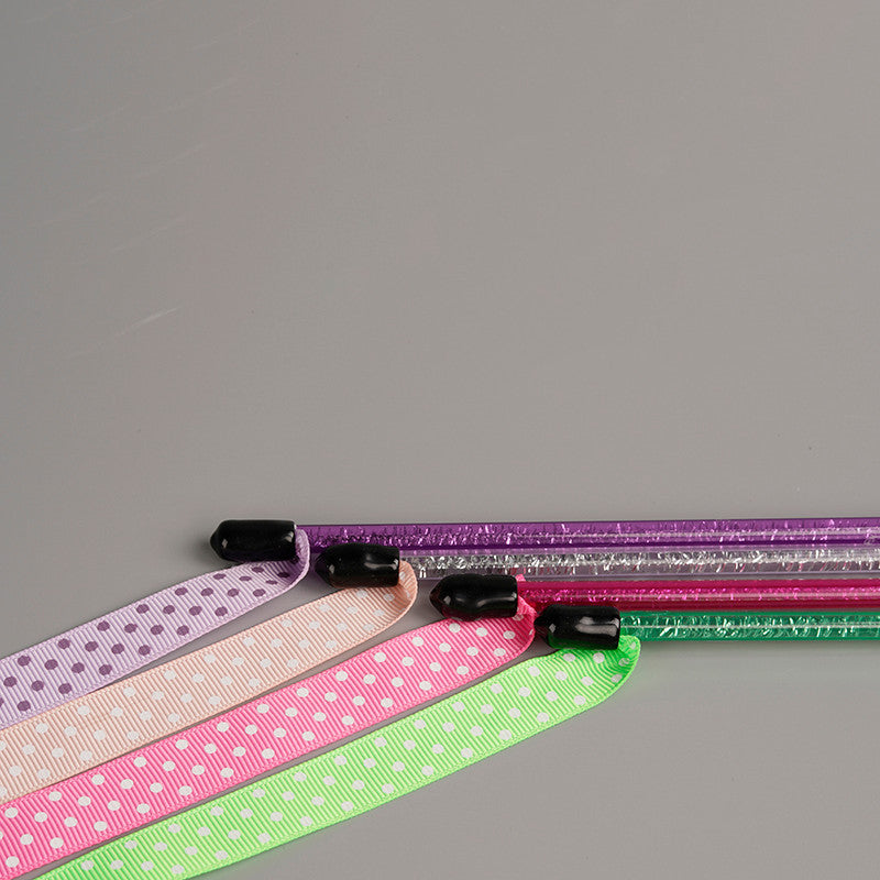 FUREVER365 TM-27 Ribbon Rabbit Fur Ball Cat Teaser - Durable PVC Wand Stylish Interactive Toy