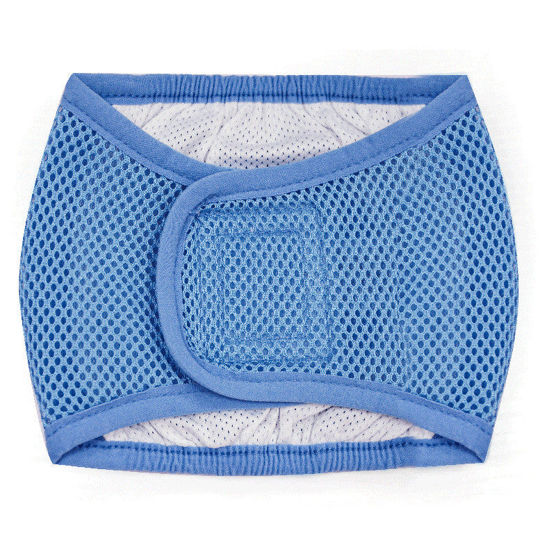 Breathable Mesh Male Dog Physiological Pants Pet Belly Band Anti-Marking Safety Belt Seluar Anjing