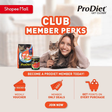 [Buy 5 Free 1 Bonus Pack] ProDiet Wet Cat Food (85g x 6)