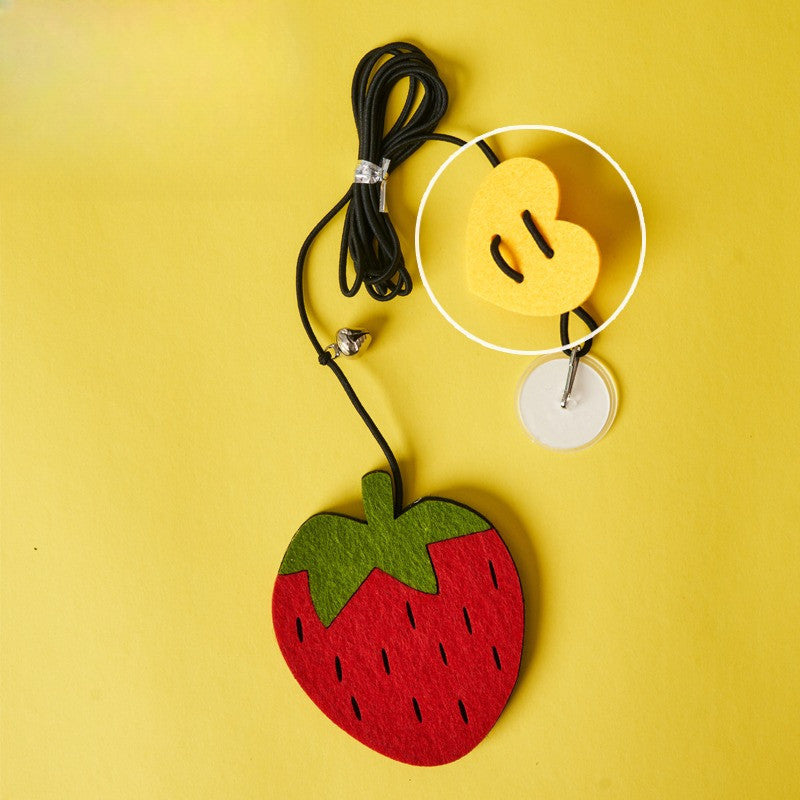 FUREVER365 SJ-01 Hanging Doorway Cat Toy - Self-Playing Felt Spider & Monster with Elastic Bouncing Cord