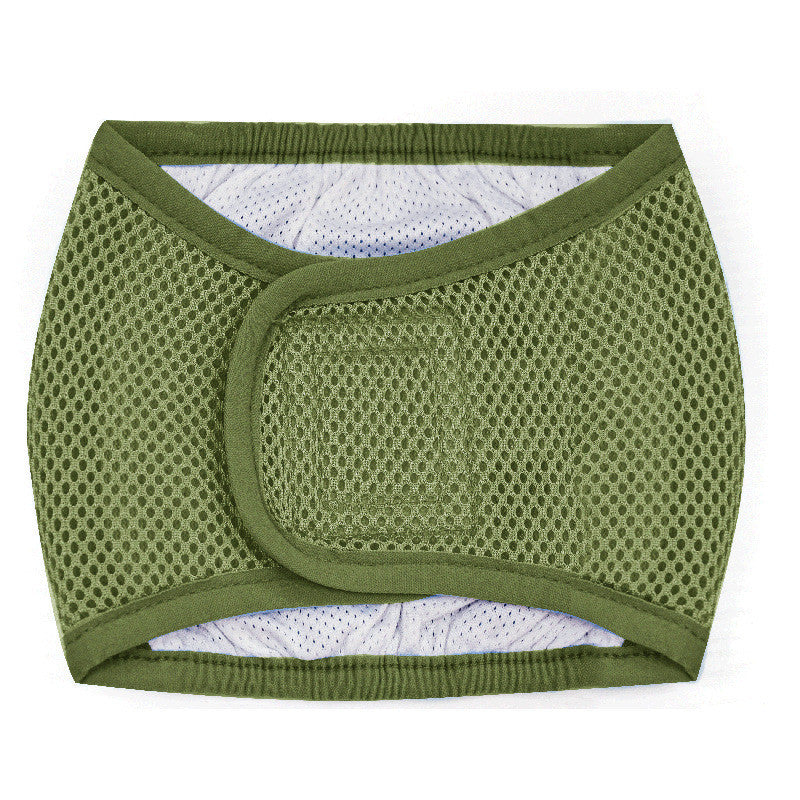 Breathable Mesh Male Dog Physiological Pants Pet Belly Band Anti-Marking Safety Belt Seluar Anjing