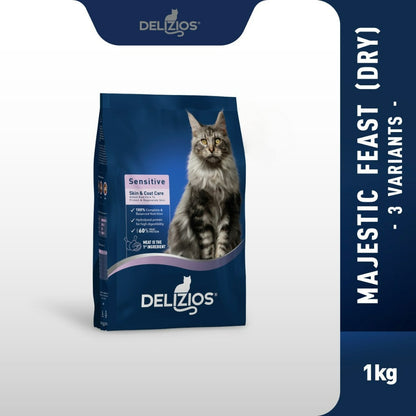 Delizios Cat Dry Food (1kg)