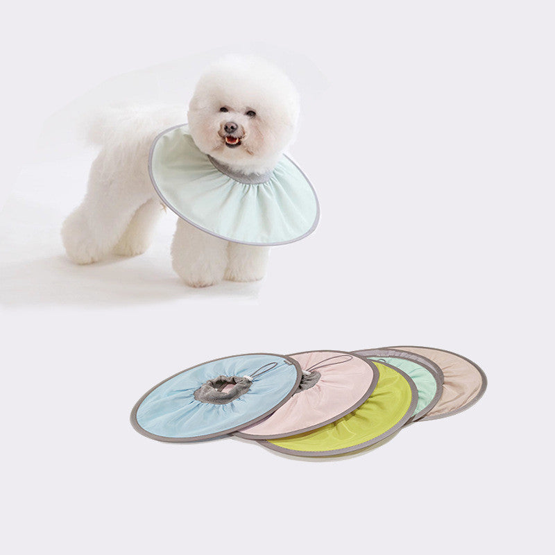 Ultra Light Pet Elizabeth Collar Cat Dog Anti Lick Biting Recovery Cone Soft Sterilization Neck Band