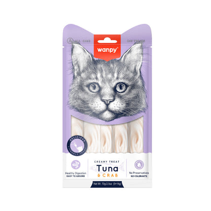 WANPY Creamy Lickable Treats for Cats (70g)