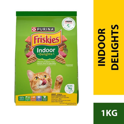 PURINA Friskies Adult Dry Cat Food 1kg (5 Flavour)