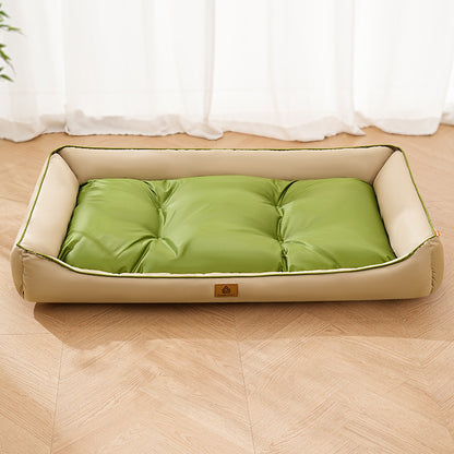 Waterproof Oxford Cloth Dog Bed Sofa Cat Nest Soft Durable Square Pet Sleeping Mat All Season Bedding