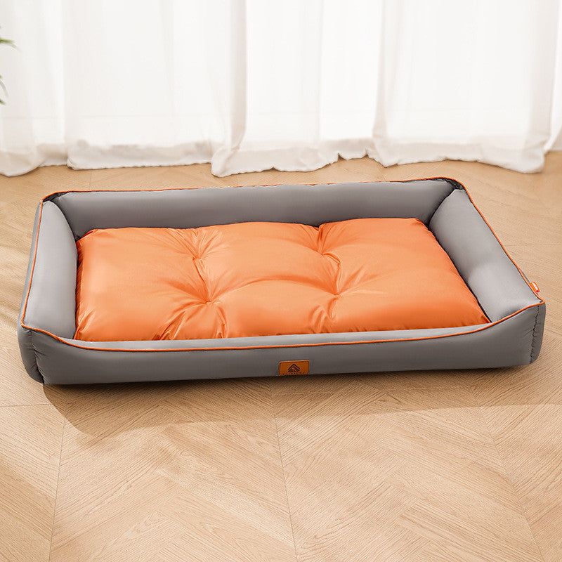 Waterproof Oxford Cloth Dog Bed Sofa Cat Nest Soft Durable Square Pet Sleeping Mat All Season Bedding