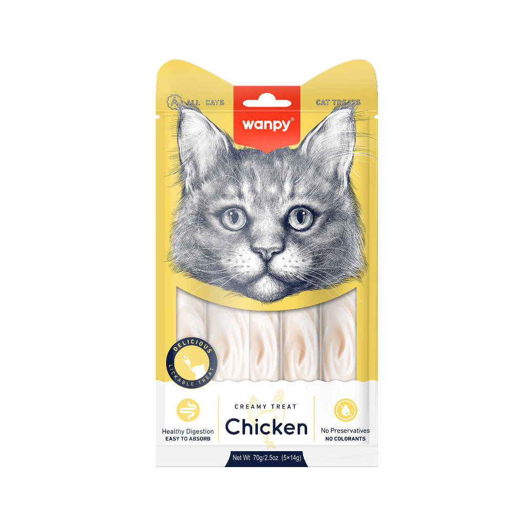 WANPY Creamy Lickable Treats for Cats (70g)