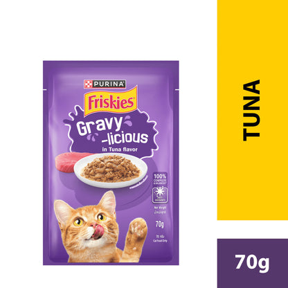 PURINA FRISKIES Gravy Adult Wet Cat Food 70g (4 Flavour)